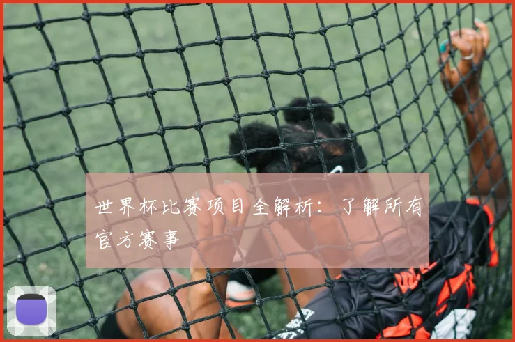世界杯比赛项目全解析:了解所有官方赛事