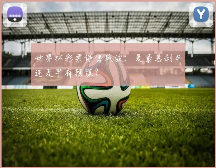 世界杯彩票停售风波:是紧急刹车还是早有预谋?